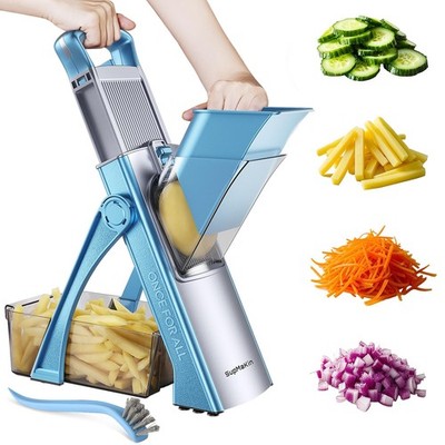 Upgrade Safe Mandoline Slicer Plus, Vegetable Chopper, Potato Slicer, Food Sl...