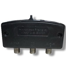 Video A B Switch Coaxial Cable 15-1247B Antenna TV Television VCR Media