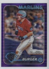 2024 Topps Chrome Purple Sonar Refractor 2/275 Jake Burger #108 11gl