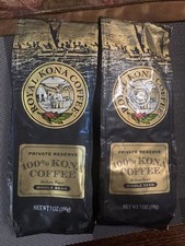 Hawaii ROYAL 100 KONA Coffee WHOLE BEAN PRIVATE RESERVE Medium Roast 2bags.