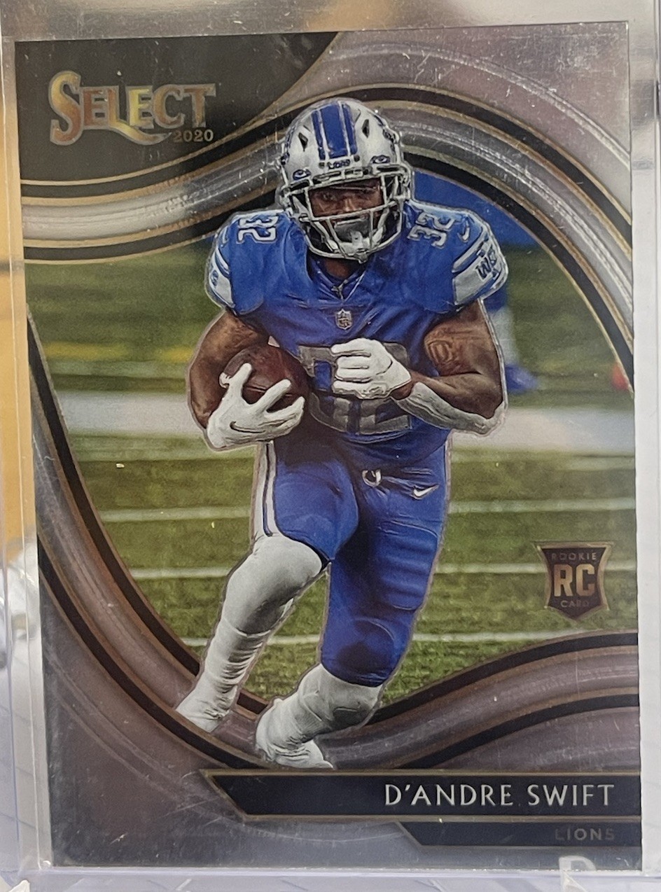 D'Andre Swift 2020 Panini Select Rookie #351 Detroit Lions Bears Eagles Georgia