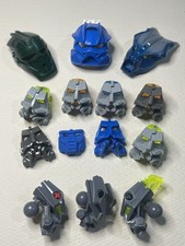 Mask  Head Brain Stalk Job Lot  Bundle Lego Bionicle Hero Factory Mix Parts