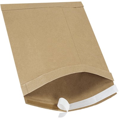 BB806SS25PK Self-Seal Padded Mailers, #3, 8 1/2'' x 14 1/2'', Kraft (Pack of 25)