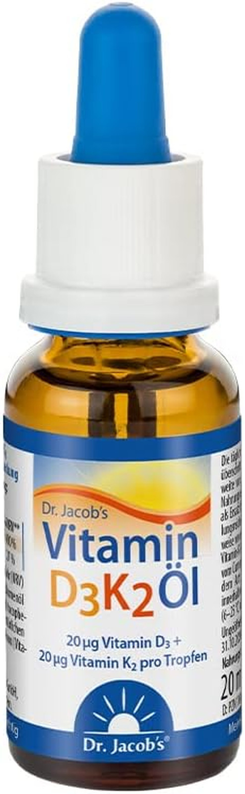 Integratore Ossa Dr Jacob'S D3K2 Olio 20ml: Forza e Prevenzione
