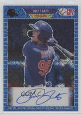 2021 Leaf Pro Set Metal 1989 Blue Mojo /20 Brett Baty #PA-BB1 Auto o7m
