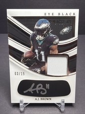 2023 Immaculate Football Eye Black Jersey /15- AJ Brown #EB-AJ