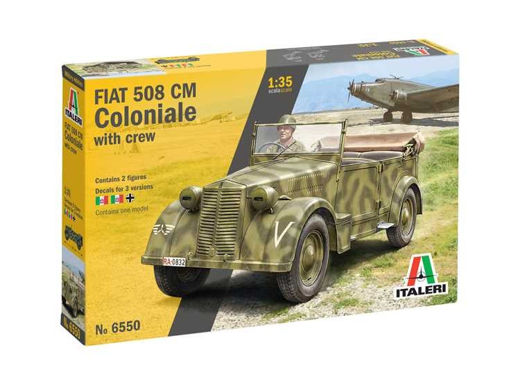 Italeri IT6550 1/35 - Fiat 508 CM ""Coloniale"" Staff Car