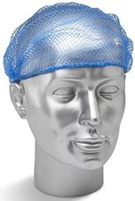 48 x Disposable Blue Hair Nets, Chef's/Catering Hair Nets (multi-buy option)