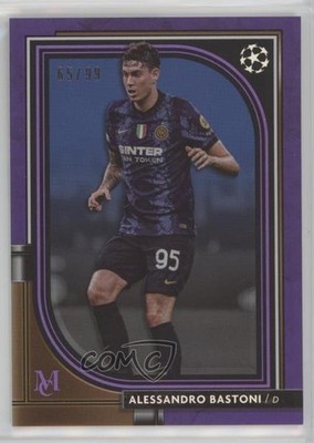 2021 Topps Museum Collection UEFA Champions League 65/99 Alessandro Bastoni 1b7p