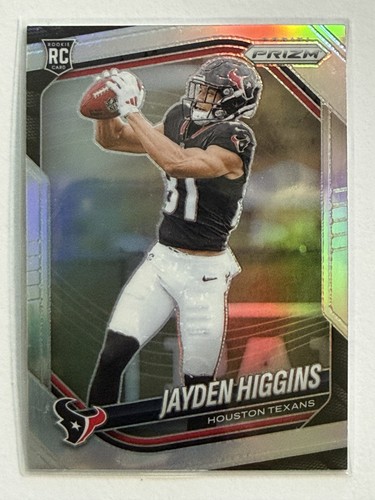 2025 Panini Prizm Jayden Higgins #376 Silver Houston Texans