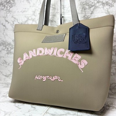 A.D.M.J MagiLight Embroidery Tote Bag Shoulder Used Authentic