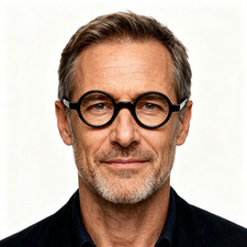 Vintage Mini Round Acetate Reading Glasses Unisex Fashion Full Rim 0.50 5.00