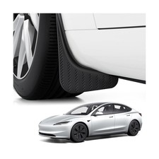 BASENOR 2026 2025 2024 Tesla Model 3 Mud Flaps No Drilling No Tape  Paint P...