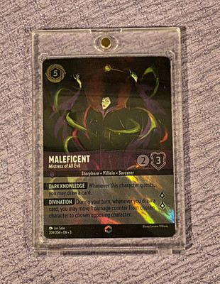 Ravensburger Disney Lorcana Maleficent Mistress of All Evil 209/204 EN Foil