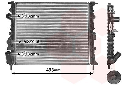 Van Wezel KüHler, MotorküHlung U.A. FüR Dacia, Renault-image