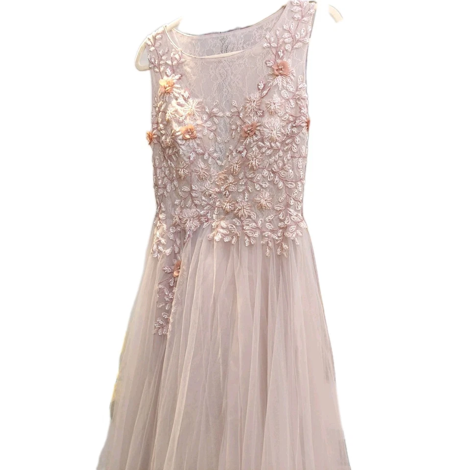 Jora Pink Women's Dress size S. Formal. Prom. Ball Gown. Evening. Hand-made.  - Image 2 of 4