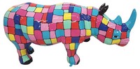 Abstrakte Deko Figur Statue Skulptur 80Cm Figuren Statuen Skulpturen Nashorn Neu