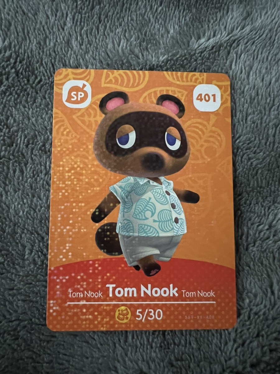 TOM NOOK Animal Crossing NFC Amiibo Card! LIMITED SUPPLY!! ONLY HAVE CARD!