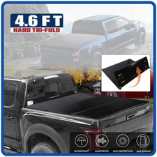 Folding Truck Bed Tonneau Cover Compatible with Ford Maverick 22-24 4.6ft Solid
