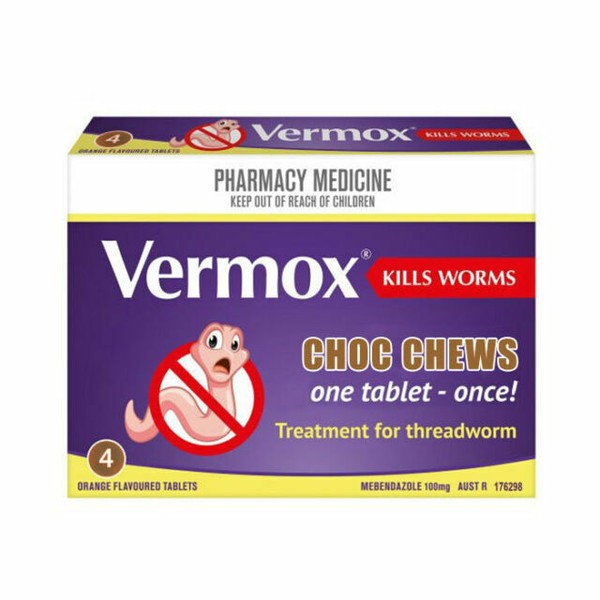 Vermox choc chews 4 (9333583005782)