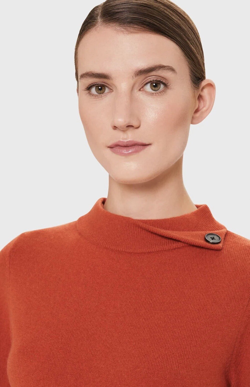 New HOBBS Talia Wool Cashmere Jumper Orange STUNNING small eBay