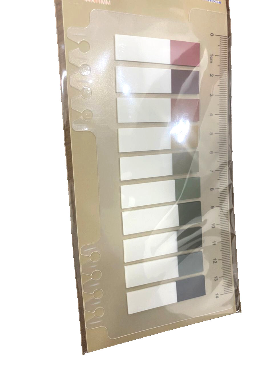 Index Tabs with Ruler, With Sticky Tab, Note Page Marker, Writable