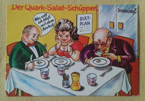 Alte AK-Scherzkarte-Humor-ungelaufen-70er Jahre?