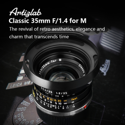 Artizlab Classic 35mm F1.4 Full Frame Lens Camera Lens for Leica M