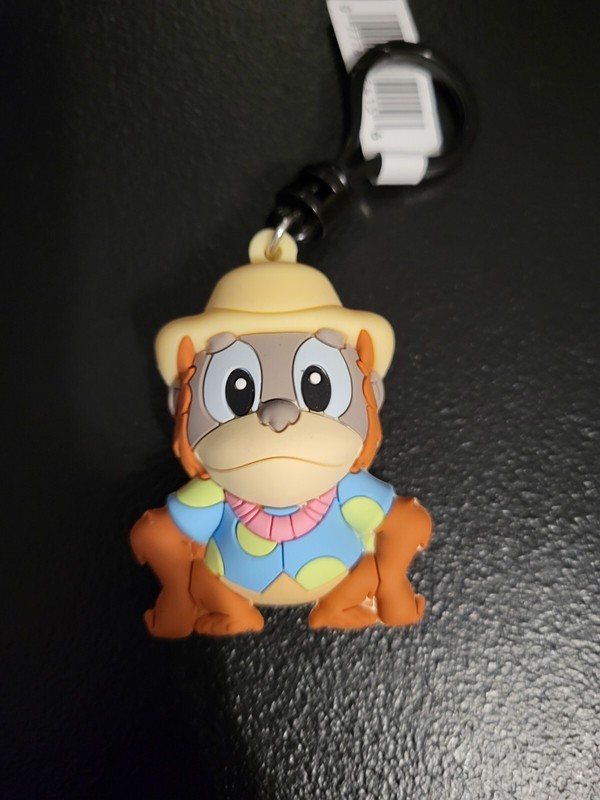 Disney Afternoon Series 40 Talespin Louie Vinyl Figural Bag Clip Hanger Monogram