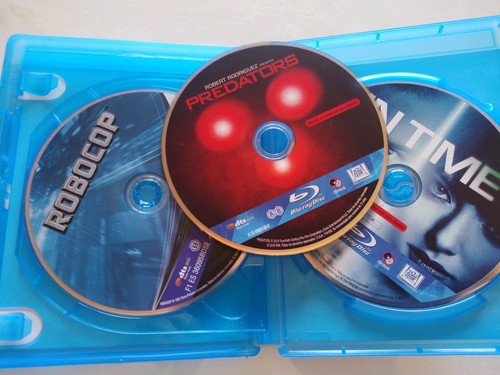 In Time + Predators + Robocop Timberlake - 3 x Blu-Ray Español Ingles Am - Imagen 5 de 5