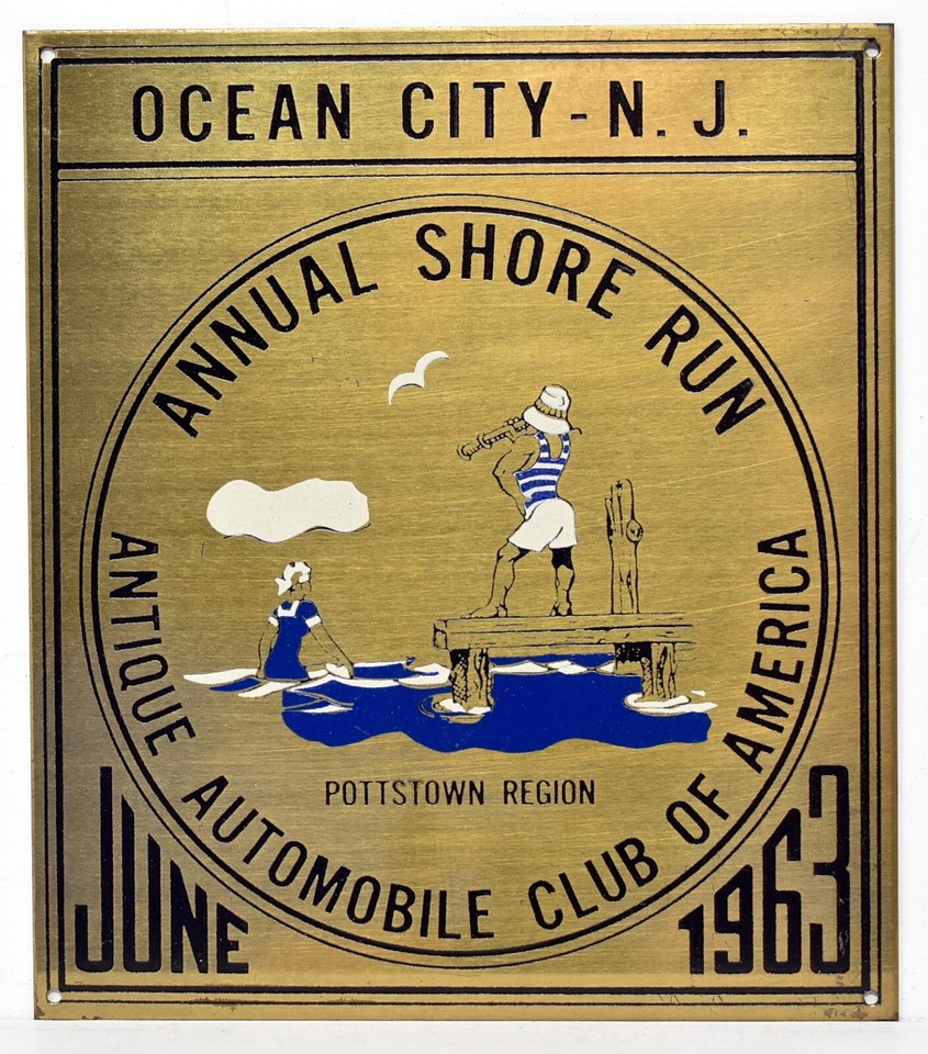 1963 AACA Antique Club Car Show Ocean City New Jersey Pottstown