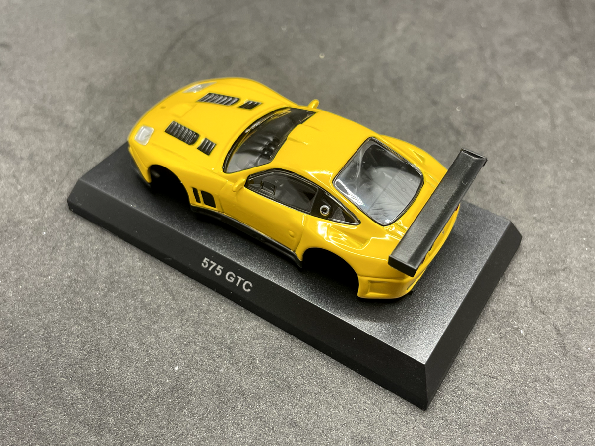 1/64 Kyosho Ferrari Collection 10 575 GTC yellow diecast model car