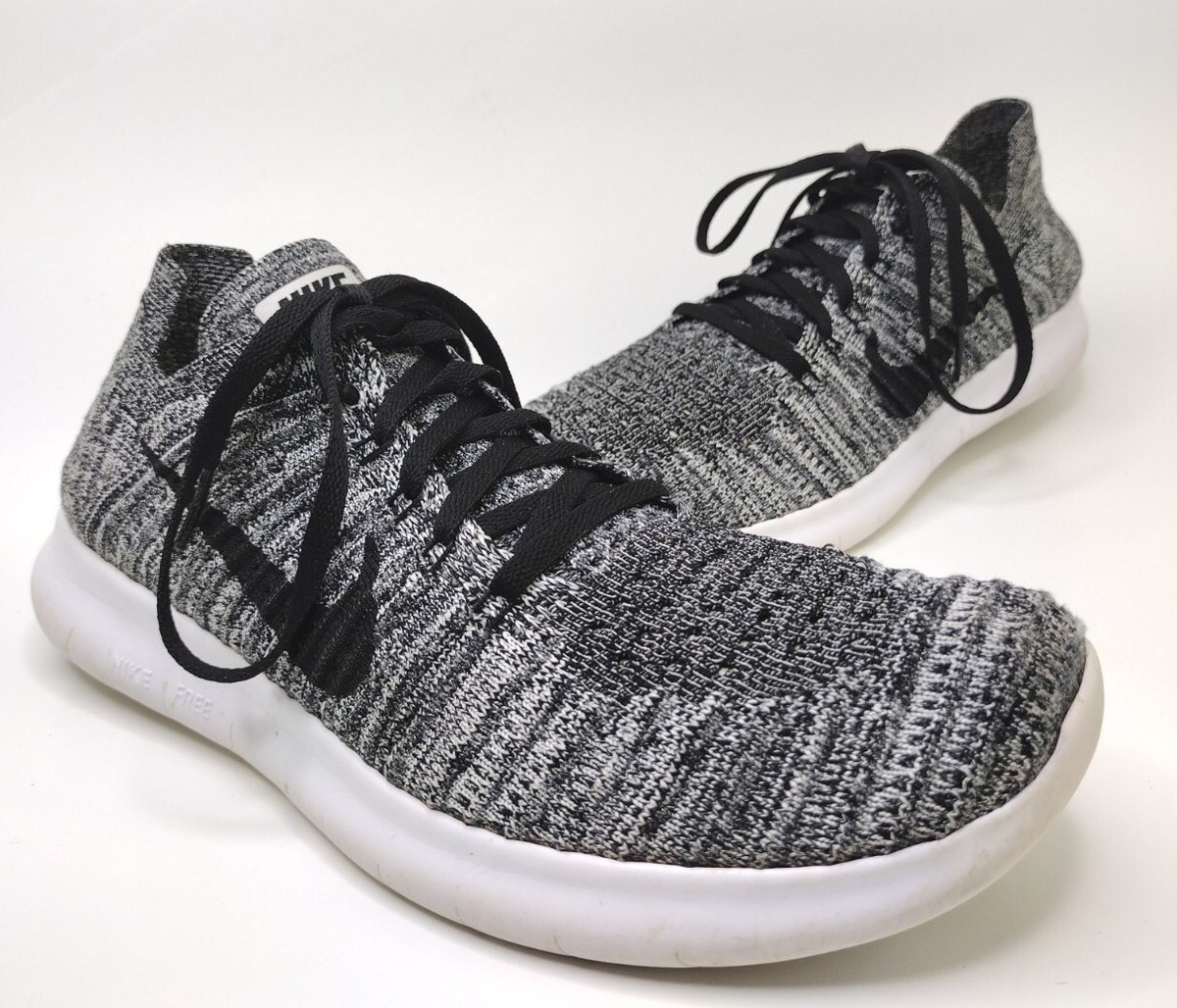 nike free rn flyknit women's grey