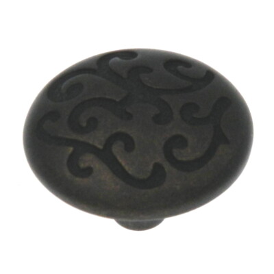 Hickory Hardware Mayfair Windover Antique 1 1/4'' Ornate P3091-WOA Cabinet Knob