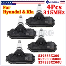  4PCS For Hyundai Elantra Tucson Kia Rio 52933-3X200 TPMS Tire Pressure Sensors