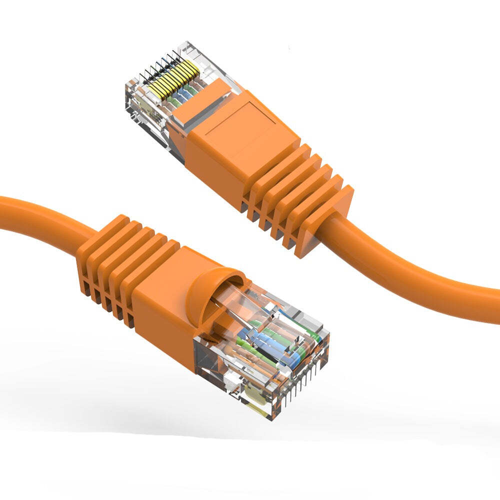 5Ft Orange CAT6 UTP Booted Ethernet Network Cable