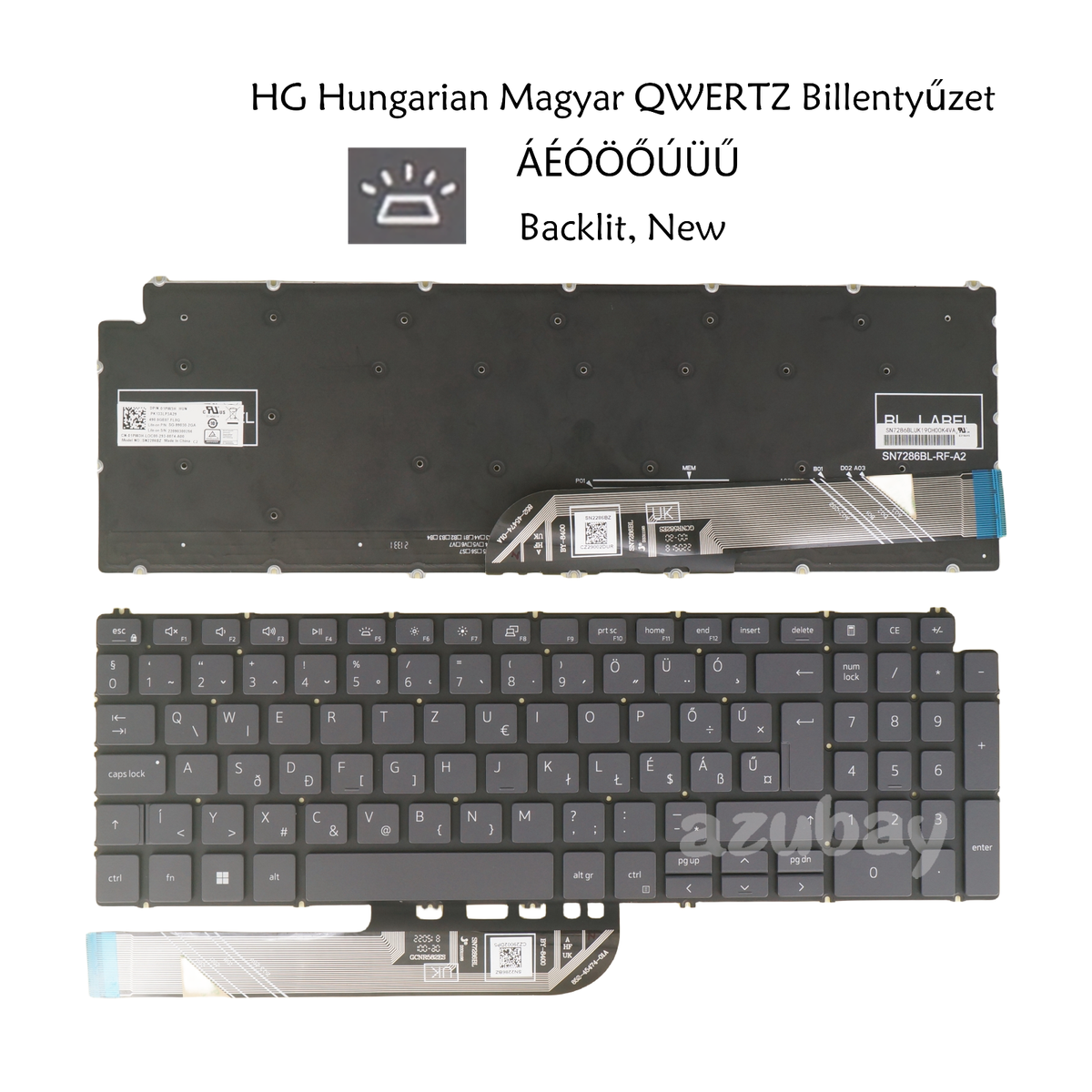 Hungarian Laptop Keyboard For Dell Latitude 3510 01PW3H 1PW3H