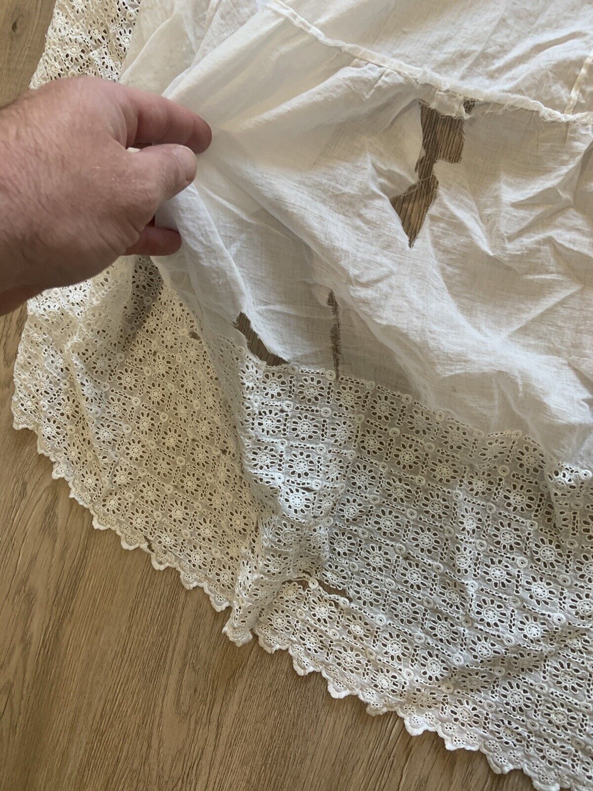 1800’s Victorian Edwardian Petticoat Hoop Dress S… - image 9