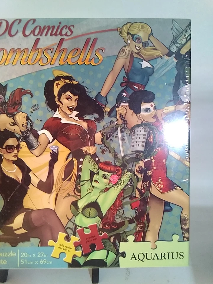 DC Comics, rompecabezas The Bombshells, 1000 piezas. Difícil de encontrar y difícil de encontrar sellado. Foto 4 de 4