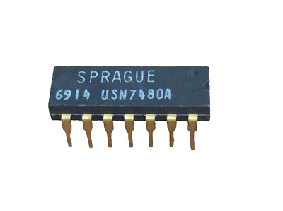 SPRAGUE  USN7480A  7480A  vergoldeten PIN`s  DIP14  NOS  #B3