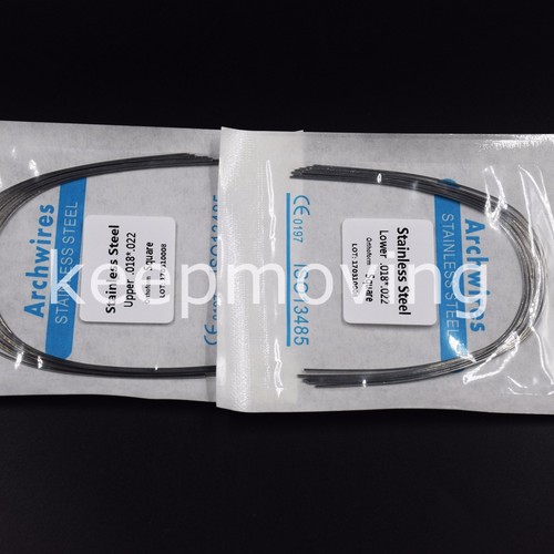 10 Packs Dental Orthodontic Stainless Steel Rectangular Arch Wire Upper + Lower - Picture 89 of 99