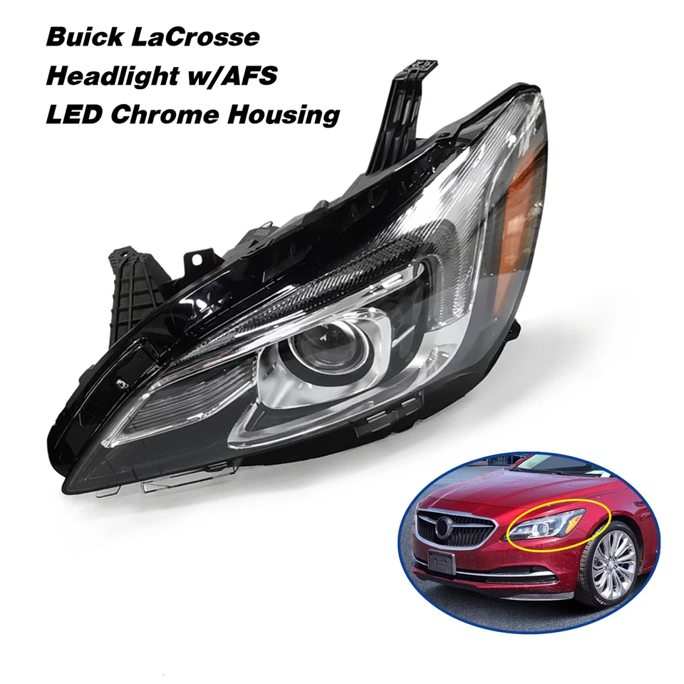 Para Buick LaCrosse 2017-2019 HID/Xenón con Conjunto de faros AFS lado izquierdo del conductor Foto 2 de 4