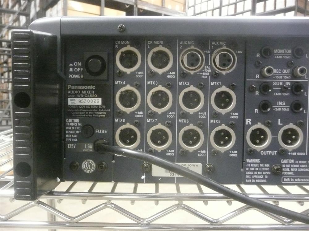 Panasonic WR-C4520 RAMSA 20 Channel Audio Mixing Board Console