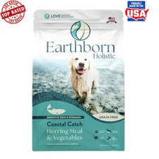 Grain Free Dry Dog Food W/ Herring Protein Digestive Skin Coat Health 25 lb New
