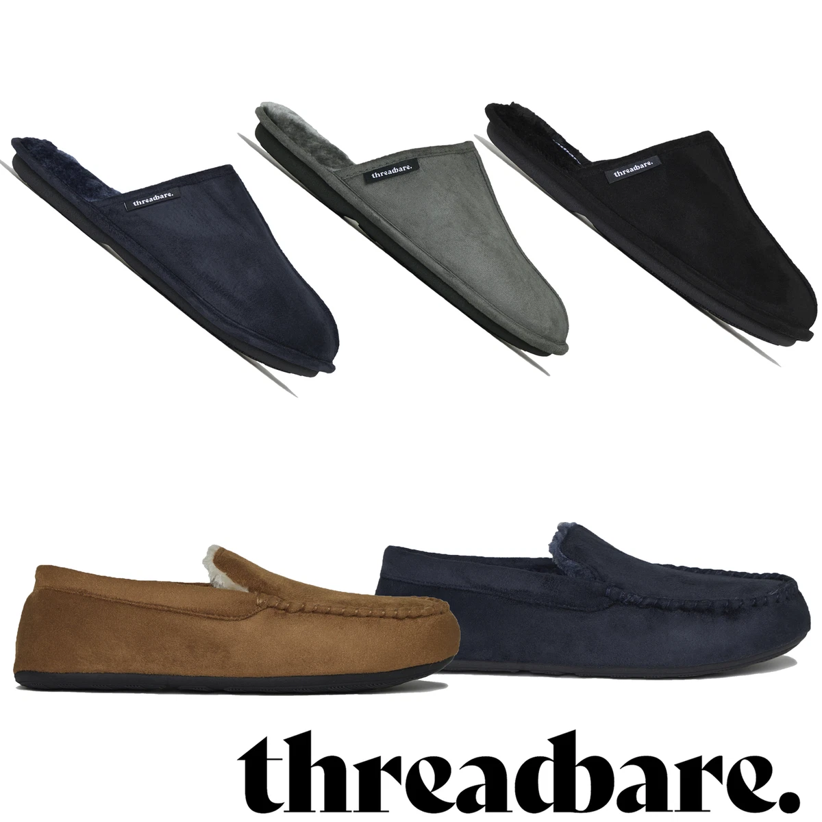 Mens moccasin mule slippers 2025