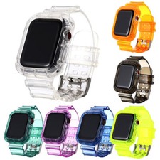 Silicone Band Strap for Apple Watch Sports Series 6 5 4 3 2 1 SE 38/40/42/44mm