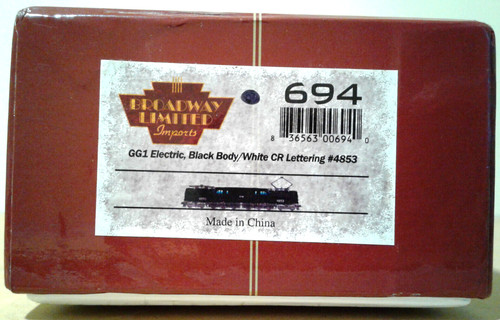 IMPORTACIONES LIMITADAS BROADWAY ESCALA HO BLI GG1 CONRAIL #4853 DCC & SOUND 694 | Zustand: New: Other (See Details)
