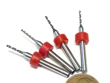 4 Pieces 1.2mm Micro Drill Bits 3D Printer Nozzle Cleaning PCB kit Extruder A3