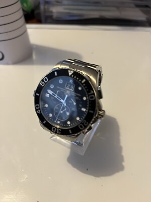 TAG Heuer Aquaracer Men's Black Watch - CAN1010. Chronograph, 300m Big Date