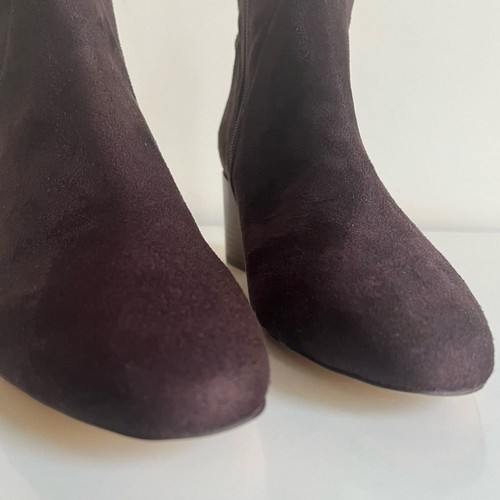 NEW Donald Pliner Birmingham Stretch Suede Mid Calf Boot in 8 - Picture 2 of 12